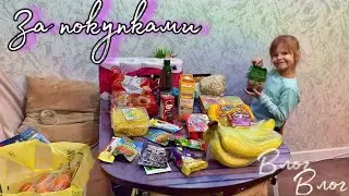 VLOG: За ПОКУПКАМИ всей СЕМЬЕЙ / Закупка продуктов / Муж купил себе пазлы / Покупки 🛍️