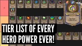 A tier list of EVERY Hero Power in Hearthstone history! | Ashes of Outland | Hearthstone