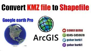 how to create/convert google earth  Kmz file to shapfile using arcgis