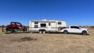 2021 F150 pulling 5th wheel Camper