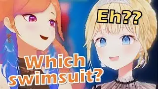 Kiara keeps asking Ame about her Swimsuits in the Stories
