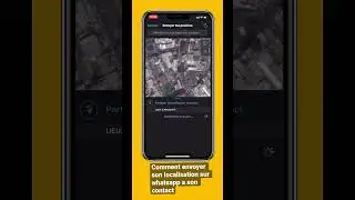 Comment envoyer ta localisation à ton ami #astuces #ios #whatsapp #localisation #shorts