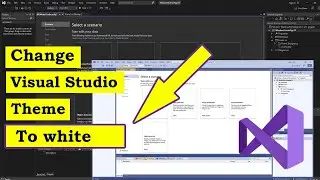 How to change visual studio theme to white