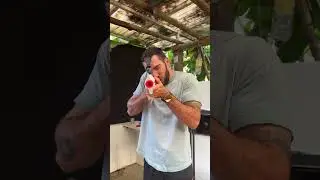 This automatic water gun is the strongest I've ever tested!! 🔫🤯