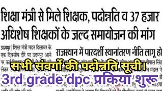 सभी संवर्गो की डीसीपी ! अधिशेष समायोजन ! 3-B , 6-D ! transfer news !
