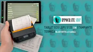 Lepu Tablet Ecg S120 con Stampante Bluetooth