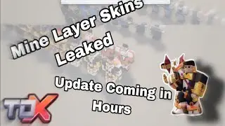 Mine Layer Skin Leaked, Update Coming in Hours | Roblox Tower Defense X