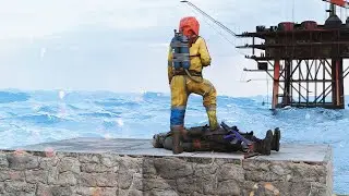 Solo Dominating Small Oil Rig on Wipeday - Rust