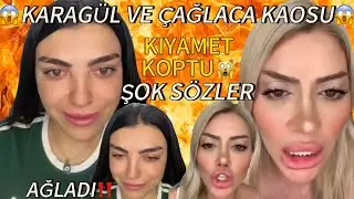 KARAGÜL AND ÇAĞLACA FIGHT! BREAKING CHAOS Erupted During TikTok Live Broadcast! (She Cried) 