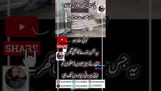 گھر کی سیڑھیاں اور ہمارا رویہ || ایک عمدہ مثال || Prof Arshad Bhatti