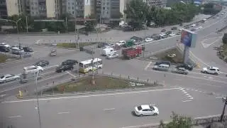"ЗАБЛУДИЛСЯ СРЕДИ МАШИН"г.Караганда перекресток  Б.Жырау-Ермекова 15.07.2016