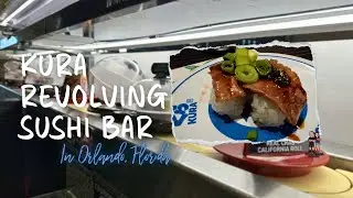 Our FIRST Time Going to Kura Rotating Sushi Bar Orlando Florida | Japanese Style Sushi Bar