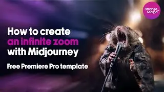 How to create an infinite zoom video with Midjourney (Free Premiere Pro Template)