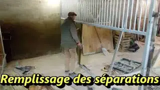 Installation des boxes à chevaux