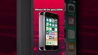 Evolution of iPhones (2007 - 2022)