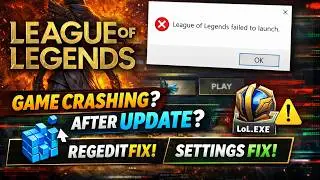Fix League of Legends Failed To Launch Error After Update | Riot Client Not Opening