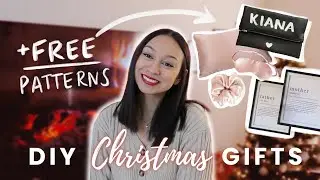 DIY Christmas Gifts That DON'T Look Homemade + FREE Patterns & Templates!! Creative & Personal Gifts