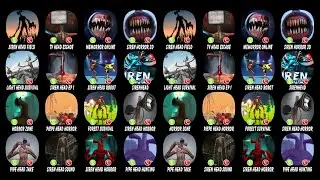 Siren Head Field, TV Head Escape 3D, Memorror Online Horror Games, Siren Horror, Light Head Survival