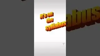It’s on the Syllabus #shorts #college #university #professor #meme #stupid