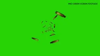 Raining  Bullets - Matrix Helicopter Effect on Green Screen