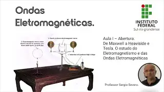 Aula I - De Maxwell a Heaviside e Tesla - O estudo do Eletromagnetismo e das Ondas Eletromagnéticas.