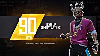 90 Level UP Complete🔥 | 90 Level Pe Scam 😱 | 1 VS 4 Rank 25 Kills Booyah Challenge