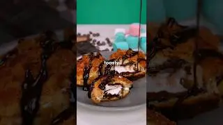 Bring summer inside with these S'MORES ROLLS! 