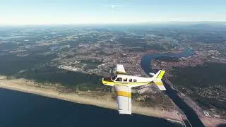 BEECHCRAFT Bonanza G36 / San Sebastián to Bordeaux / Microsoft Flight Simulator 2020