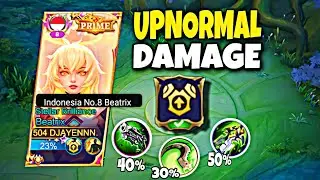 BEST EMBLEM & BUILD BEATRIX 2023 - Top Global Beatrix | Mobile Legends