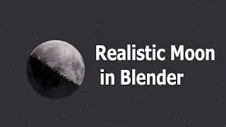 Making Moon in Blender #blender #blendertutorial #3d
