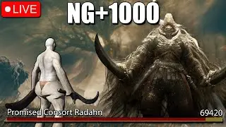 THE HARDEST ELDEN RING DLC RUN (NG+1000 UNCAPPED, NO BLESSINGS, NO STATUS EFFECTS)