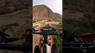 Biker Challenged To Climb 😱 Credit 