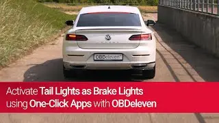 How to activate Tail Lights as Brake Lights in Audi & Volkswagen vehicles