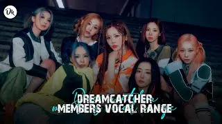 DREAMCATCHER (드림캐쳐) - Members Vocal Range | B♭2-A5-C7 | Disasterkpop