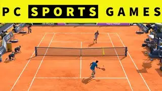 PC Sports Games Virtua Tennis 4 in 2022 Exhibition Game Federer vs Courier