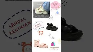 Rekomendasi sandal nyaman kekinian #sandal #tiktokshop