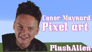 Minecraft Pixel Art SpeedBuild | Conor Maynard