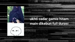 Cadar gamis hitam tiktok