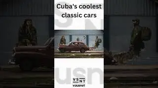 Cuba’s Coolest Retro Cars: 1952 Cadillac, Chevrolet & More | TikTok Video by VAUSNET #shorts