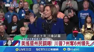 美選割喉戰! 川普搖擺州奪6州領先優勢｜三立新聞網 SETN.com
