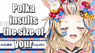 Polka insults the size of your [Omaru Polka - Hololive]
