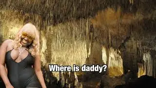 POV Cupcakke is looking for her daddy in a cave