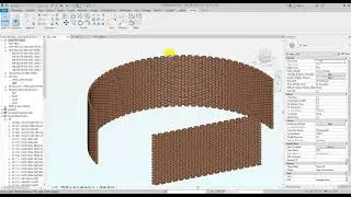 Revit Kiến Trúc - Tường Hàng Rào Gạch Đất Nung Cho Nhà Thô Mộc