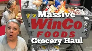 Massive WinCo Grocery Haul | Family Shops for Weekly Groceries at WinCo | Stocking Up the Freezer