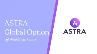워드프레스 무료테마 아스트라 테마의 'Global' 테마옵션 가이드