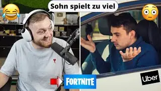 Trymacs Uber Fahrer verzweifelt, weil sein Sohn zu viel Fortnite spielt😳👀😂
