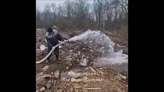 Насосная станция. Откачка воды.