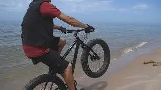 Beach Day with Family and a FAT TIRE