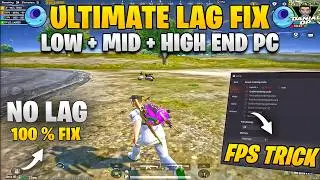 Gameloop Lag Fix 2026 | Best Settings for Gameloop | Pubg Mobile Emulator LOW + MID and HIGH End Pc