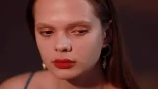 Sparkly Dangling Moon and Star Earring